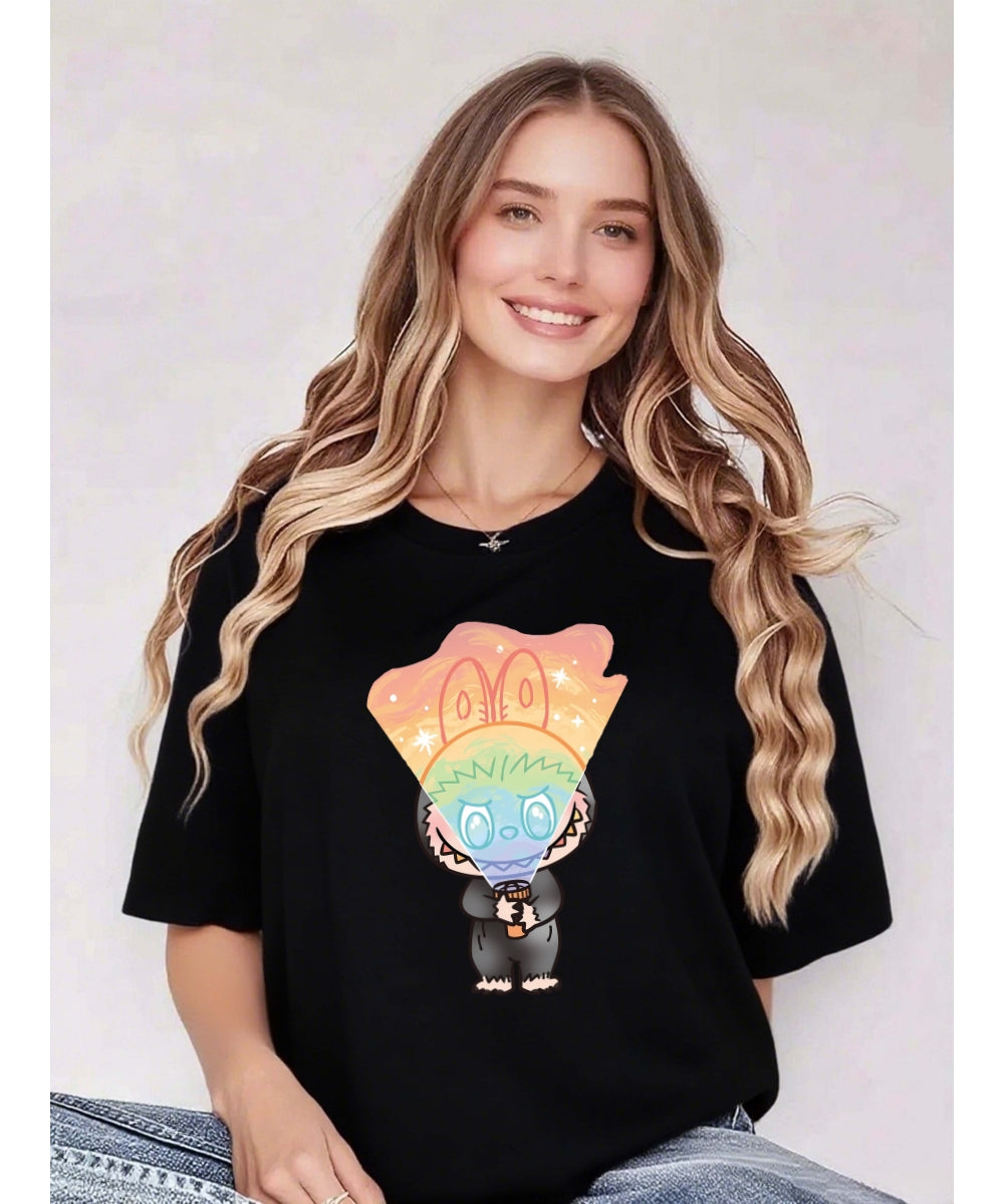 Labubu ID with lights Premium T-Shirt