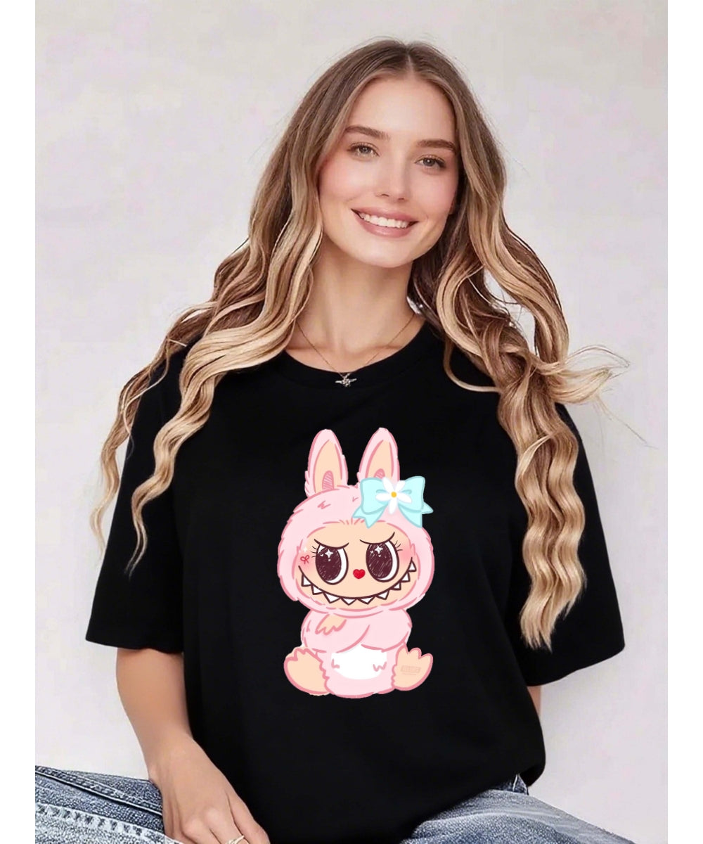 Labubu Mokoko Close to Sweet Premium T-Shirt