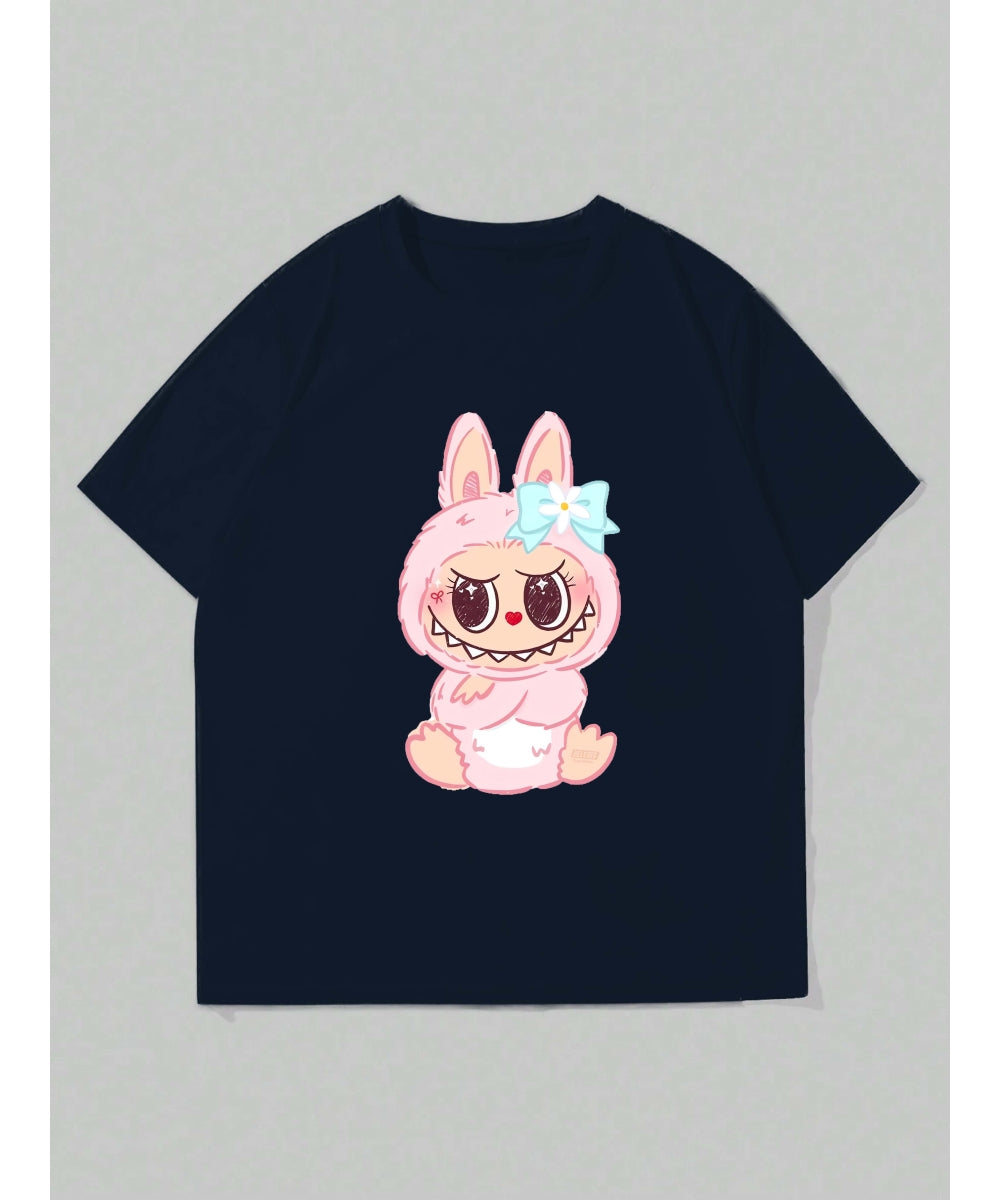 Labubu Mokoko Close to Sweet Premium T-Shirt