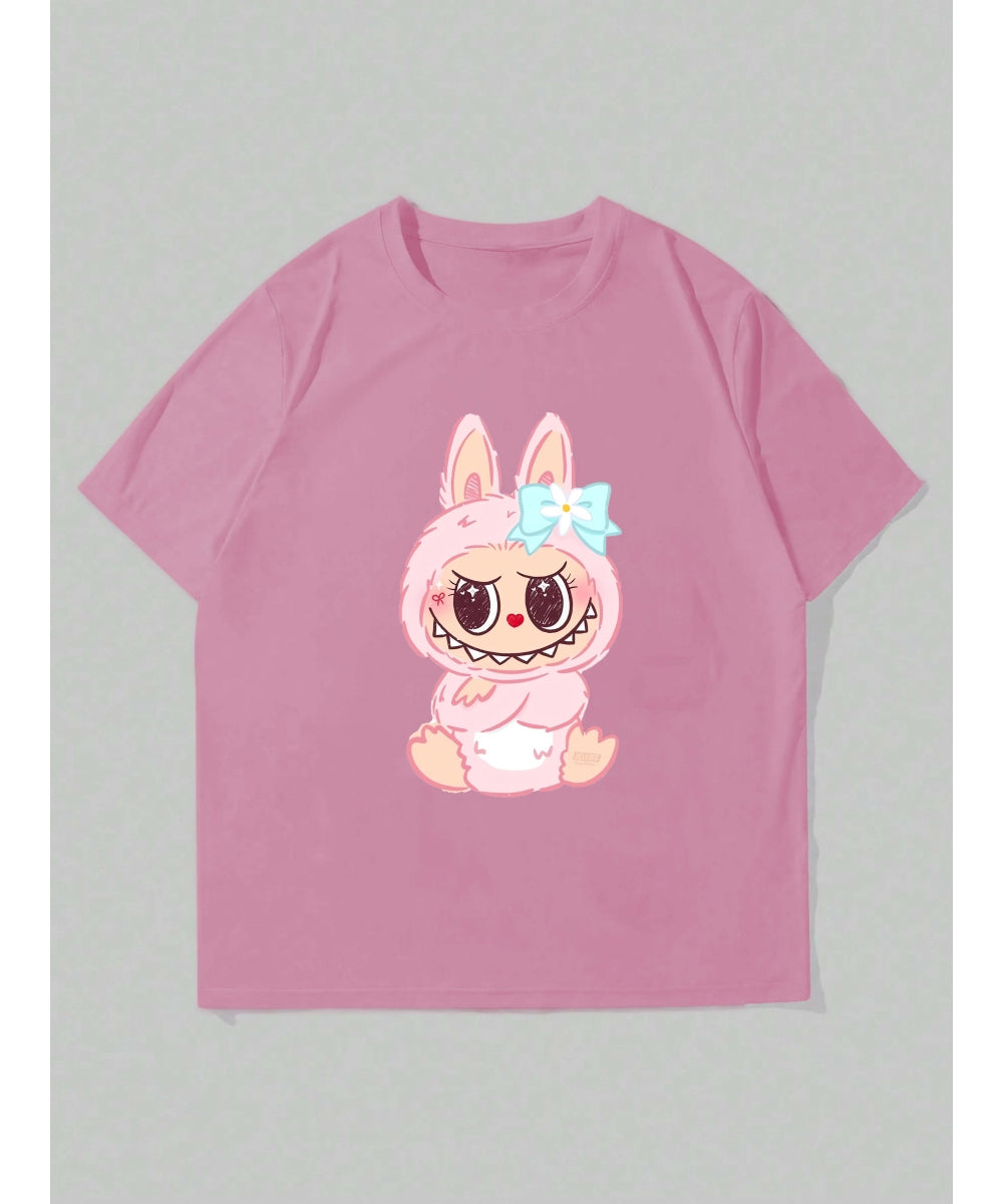 Labubu Mokoko Close to Sweet Premium T-Shirt