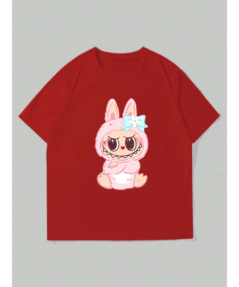 Labubu Mokoko Close to Sweet Premium T-Shirt