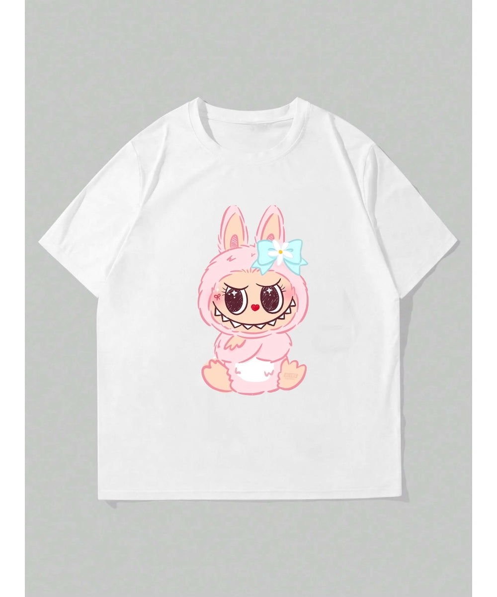 Labubu Mokoko Close to Sweet Premium T-Shirt