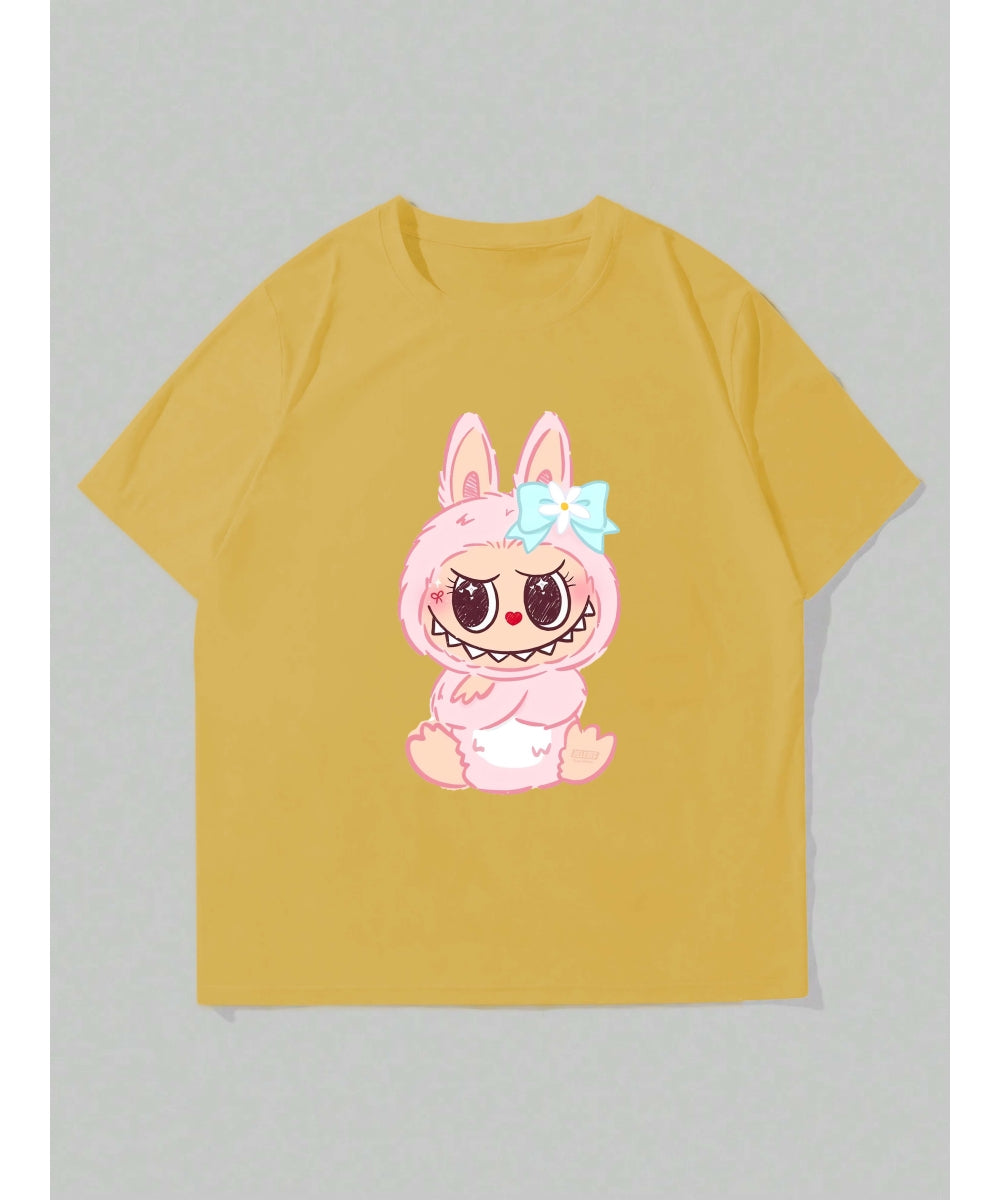 Labubu Mokoko Close to Sweet Premium T-Shirt